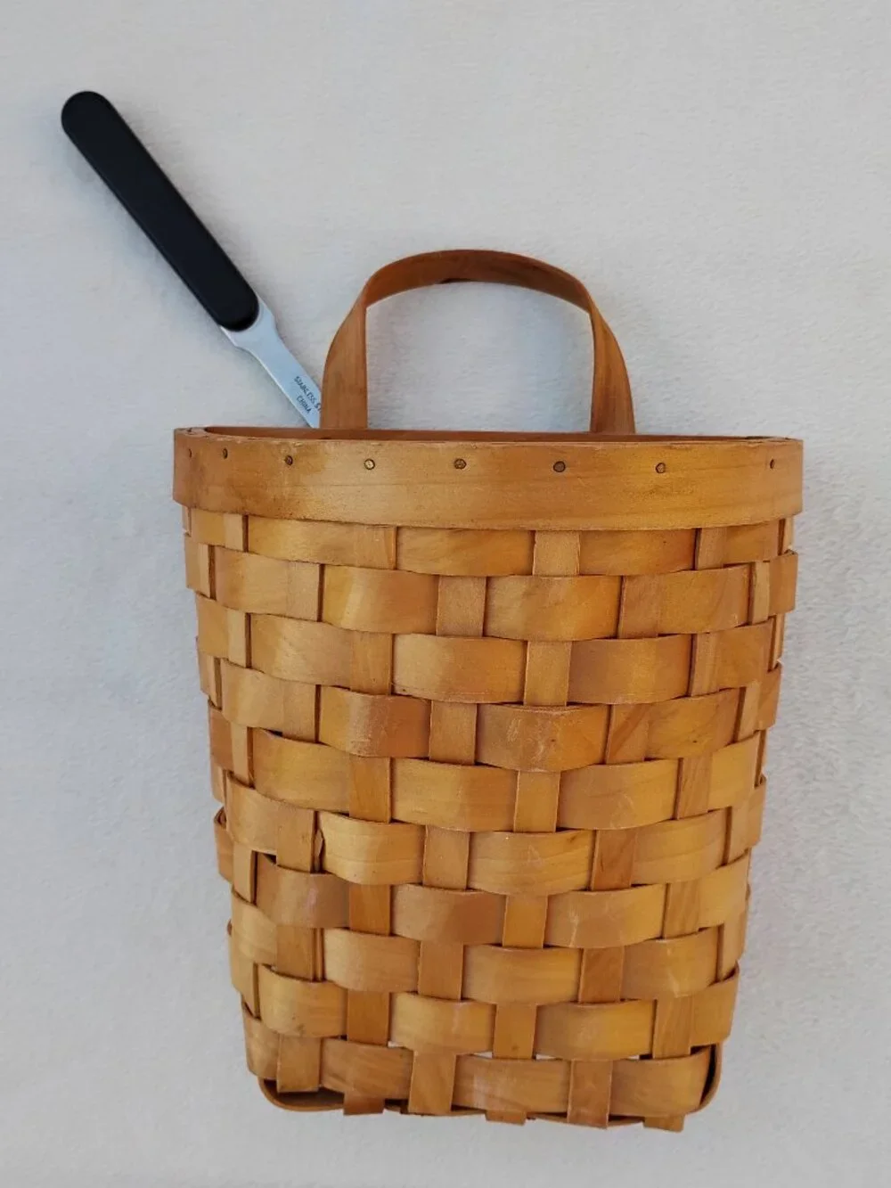 Mail Basket & Letter Opener Cabincore Lot Wall Hanging Holder Kitchen Organizer